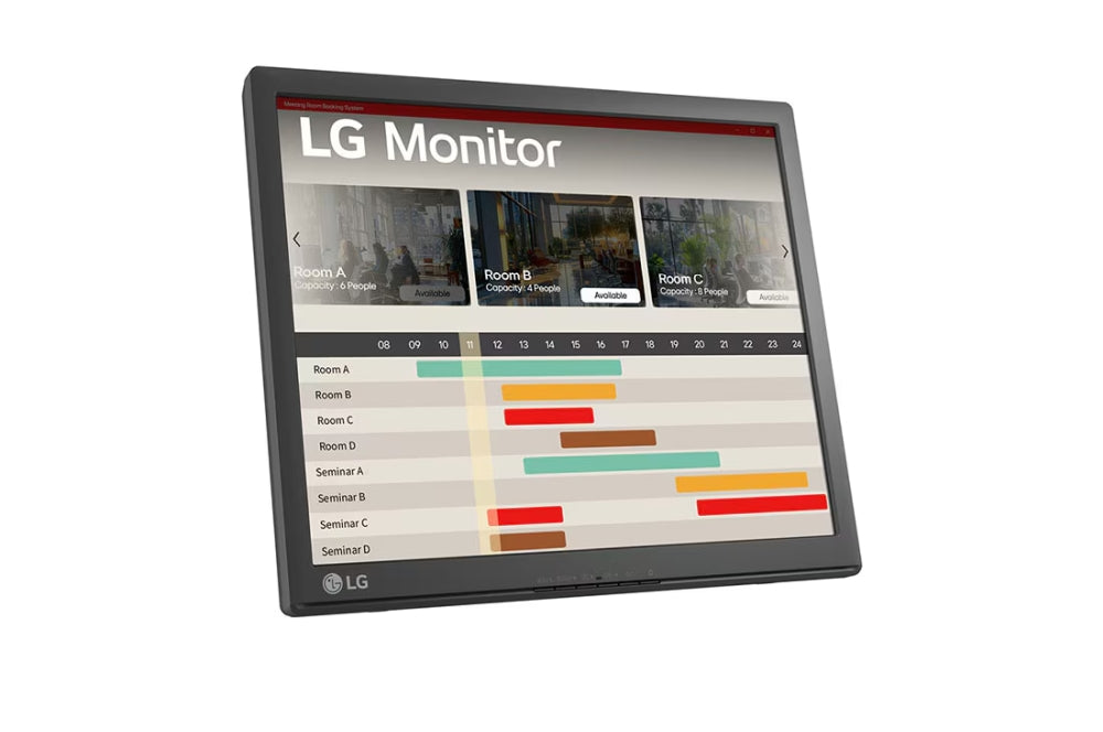 LG 17BR30T-B, 17" 5:4 TFT  TN LCD Touch Screen Anti-Glare, SXGA (1280x1024), 5 ms, 1000:1 (Native), 200cd, D-SUB, USB Upstream Port, Tilt, Black