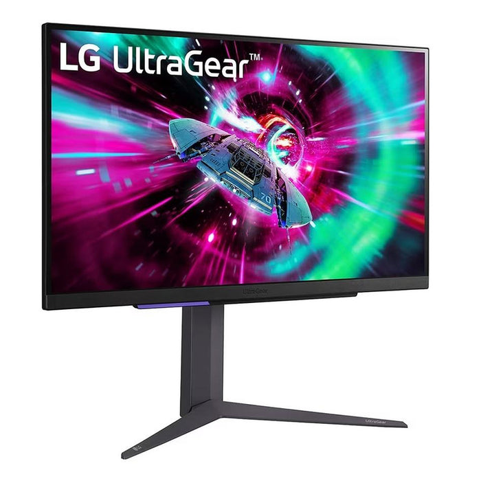 LG 27GR93U-B, 27", UltraGear IPS 1ms, AG, UHD 4K (3840x2160), 144Hz, HDR 400, 1000:1, 400cd/m2, DCI-P3 95%, USB3.0 (1up/2down), VRR, AMD Free-sync, NVIDIA G-Sync, HDMI, DisplayPort, Height Adjustable, Pivot, Tilt, Headphone Out, Black