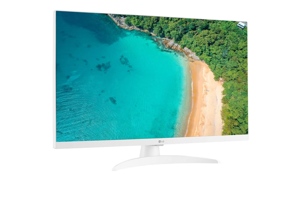 LG 27TQ615S-WZ, 27.0" IPS, Smart webOS, TV Tuner DVB-T2/C /S2, 1000:1, Mega DFC, 250cd, Full HD (1920 x 1080), Wi-Fi, LAN, AirPlay, HDMI, CI Slot, USB 2.0, Bluetooth, AI Sound, Speakers, White