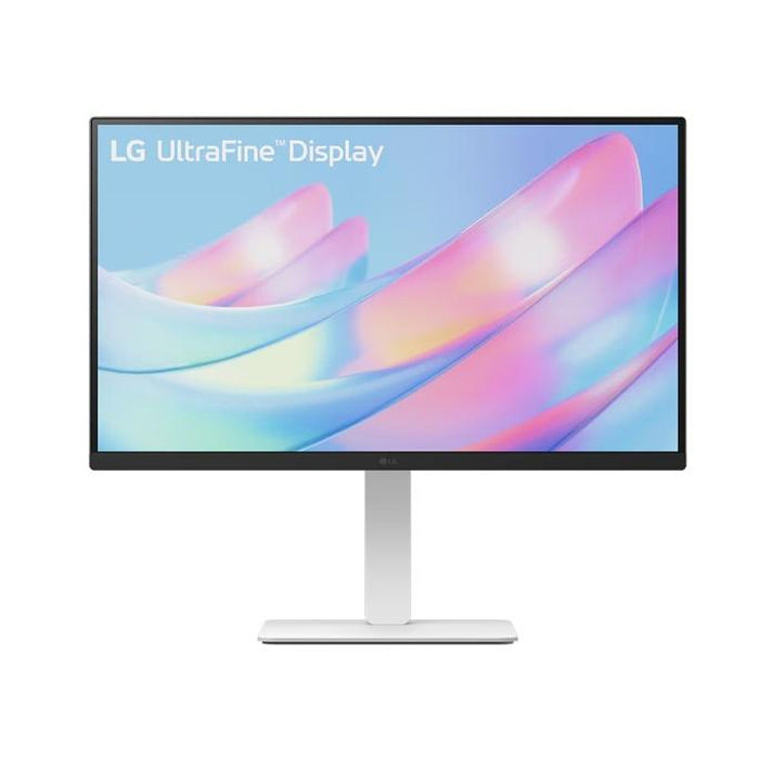 LG 27US550-W, 27" UHD 4K, IPS Panel Anti-Glare, 5ms, 1000:1, 300cd/m, 3840x2160, DCI-P3 90% t, HDR 10, HDMI, DisplayPort, Dynamic Action Sync, LG Switch,  Headphone out, Height / Pivot / Tilt Adjustable Stand, Black/White