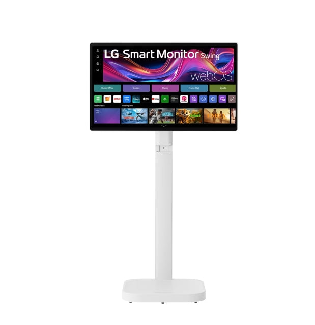 LG 32U889SA-W, 31.5" IPS, Smart webOS, Touch, Swind, 5ms GtG, 1000:1, 350cd/m2, UHD 4K (3840 x 2160), HDR 10, DCI-P3 95%, 3xUSB Type-C (PD 65W), 2xHDMI, Tilt , Height adjustment, Swivel, Pivot, AirPlay 2, Speacers 5W x 2, LG Switch, White