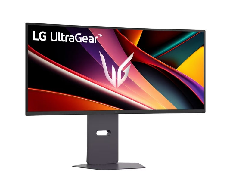 LG 34G600A-B, 34", UltraGear 21:9 Curved, VA, 1ms MBR, 5ms, WQHD (3440x1440), 160Hz, HDR 10, 4000:1, 300cd/m2, sRGB 99%, Free-sync, NVIDIA G-SYNC Compatible, VRR, HDMI, DP, Speakers 5Wx2, LG Switch, Height, Swivel, Tilt, Black