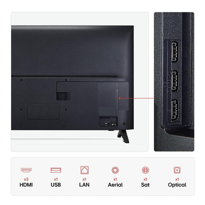 TV LG 43QNED70A6A, 43"(108 cm), 4K Ultra HD QNED, SMART TV, WEBOS (2025)