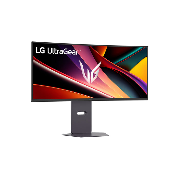 LG 34G600A-B, 34", UltraGear 21:9 Curved, VA, 1ms MBR, 5ms, WQHD (3440x1440), 160Hz, HDR 10, 4000:1, 300cd/m2, sRGB 99%, Free-sync, NVIDIA G-SYNC Compatible, VRR, HDMI, DP, Speakers 5Wx2, LG Switch, Height, Swivel, Tilt, Black