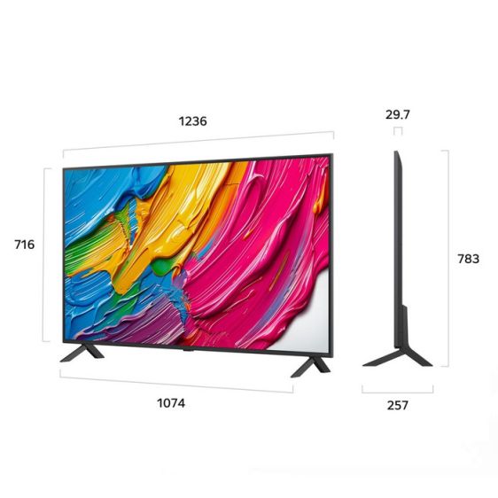 TV LG 55QNED80A6A, 55"(139 cm), 4K Ultra HD QNED, Smart TV, webOS (2025)