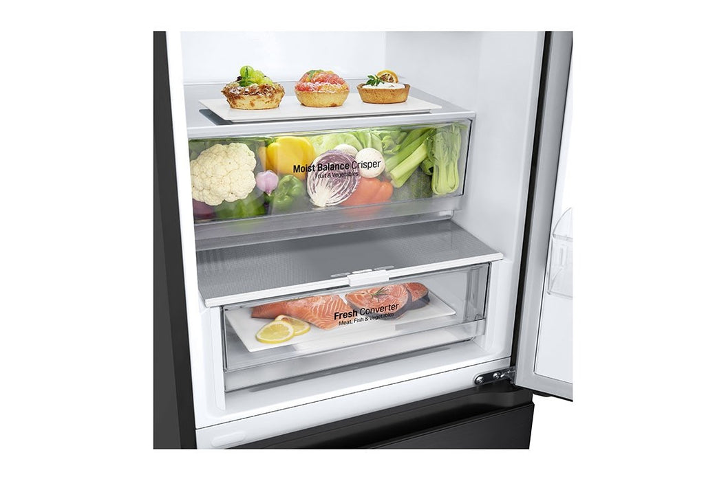 LG GBV5240DEP fridge-freezer Freestanding 387 L D Black
