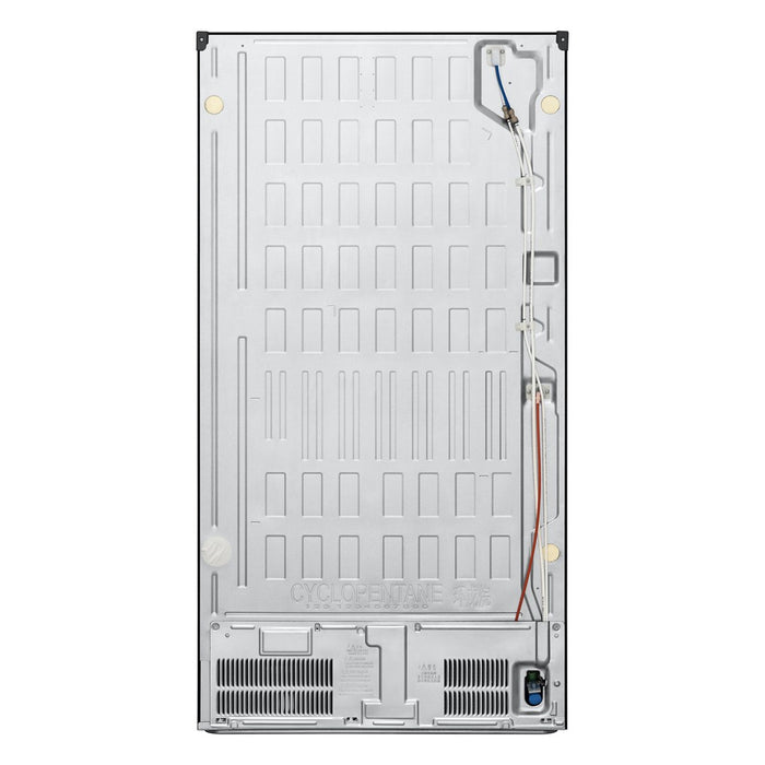 LG InstaView GMG960EVJE side-by-side refrigerator Freestanding 638 L Black