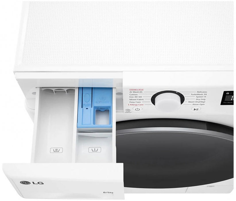 Washing Machine with Dryer LG F2DR508S1W