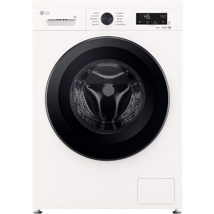 Washing machine LG F2X10S7NWK, 1200 rpm, 7.00 kg, A, White