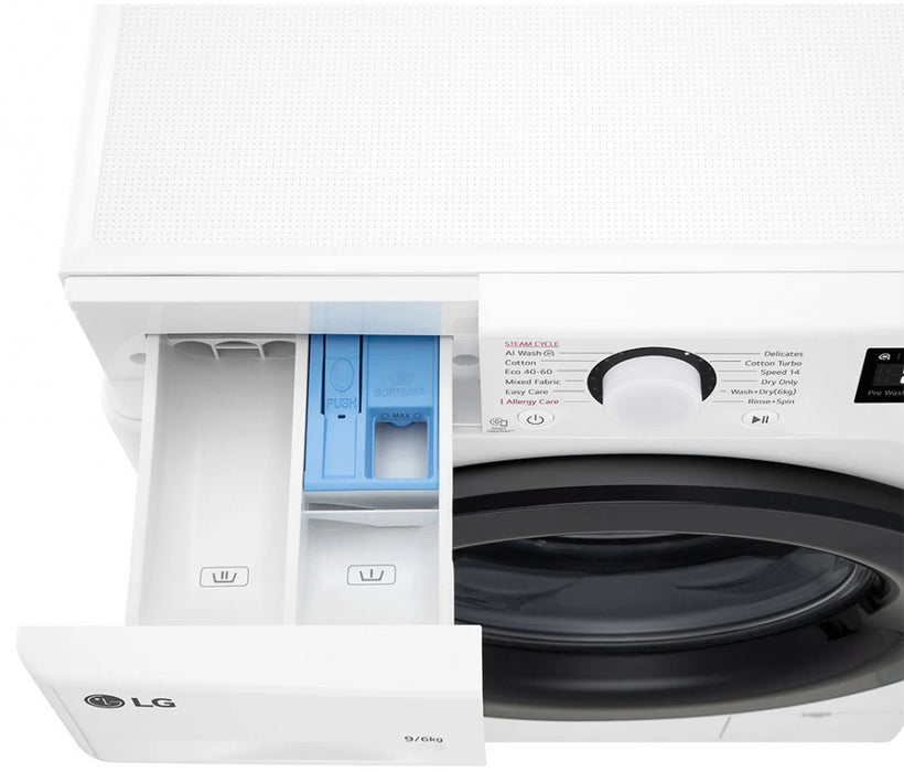Washer with Dryer LG F4DR509SBW