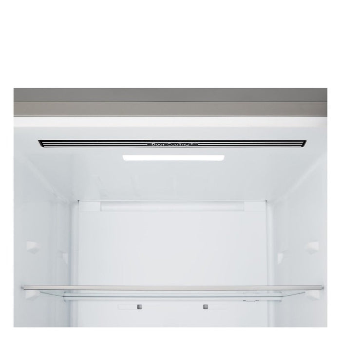 Refrigerator with freezer LG GBBSJ20EPY, 375 l, E, No Frost, Stainless steel
