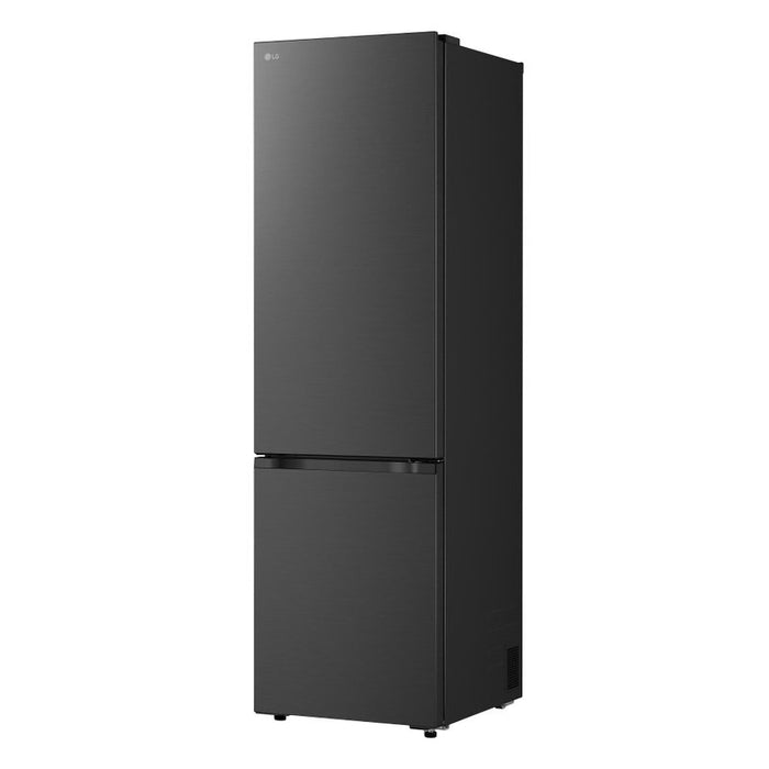 Refrigerator with freezer LG GBBSJ2CCEP, 375 l, C, No Frost, Black stainless steel