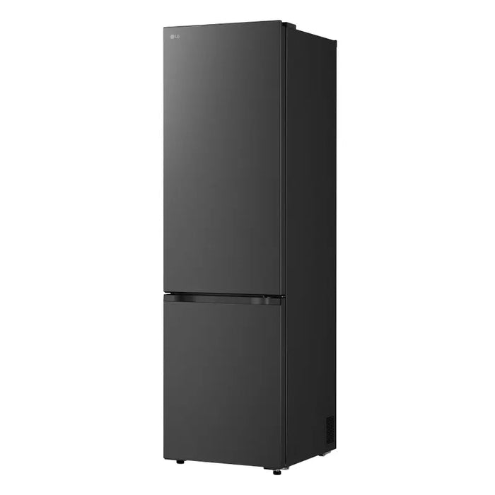 Refrigerator with freezer LG GBBSJ2CCEP, 375 l, C, No Frost, Black stainless steel