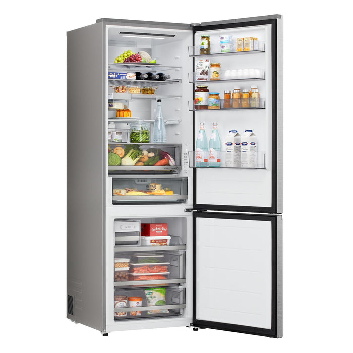 Refrigerator with freezer LG GBBW726CMB, 465 l, C, No Frost, Stainless steel