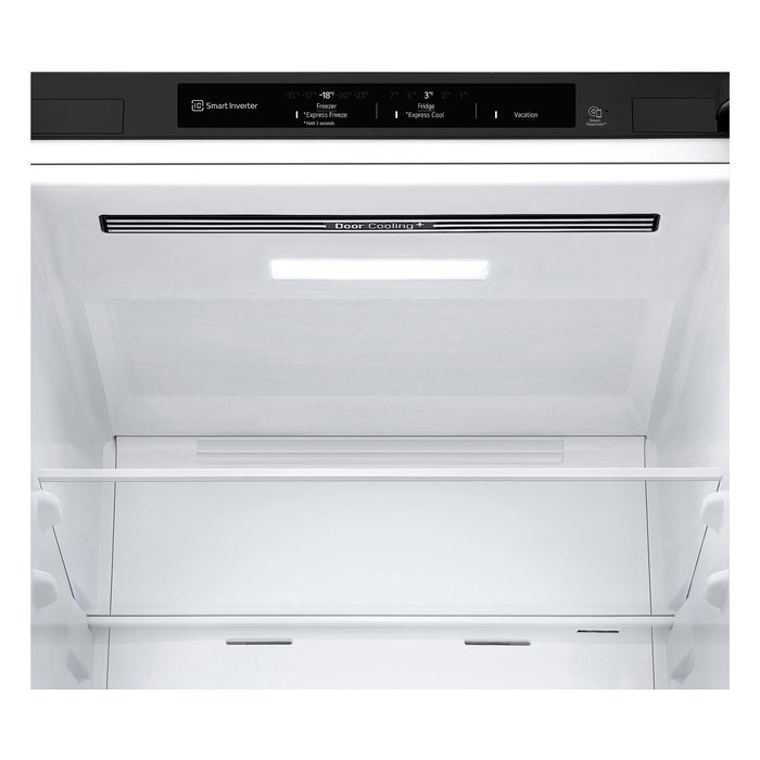 Refrigerator with freezer LG GBF3102EEV*** , 343 l, E , No Frost , Black stainless steel