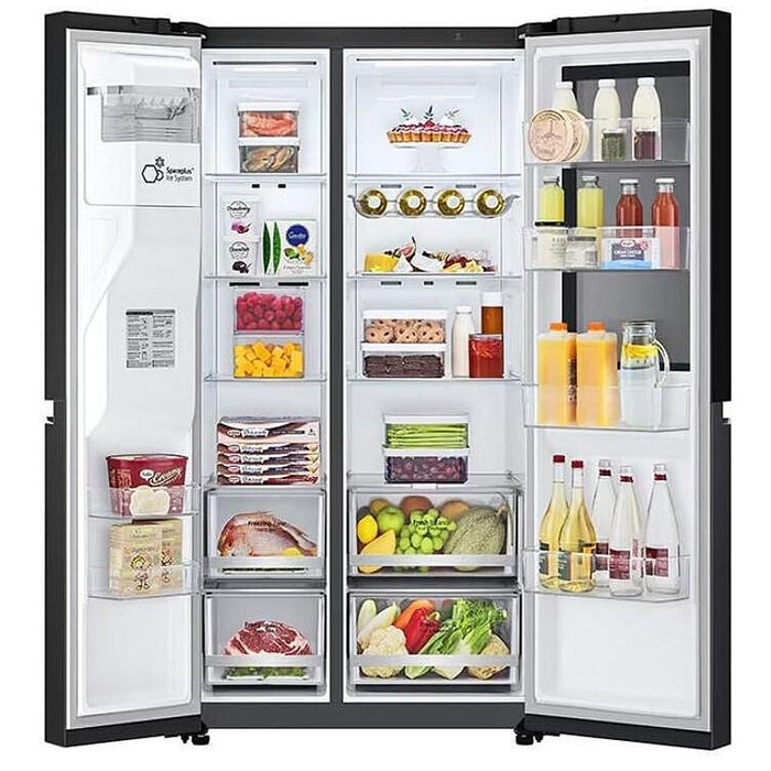 Refrigerator Side-by-Side LG GSGV80EPLD , 635 l, D , No Frost , Black