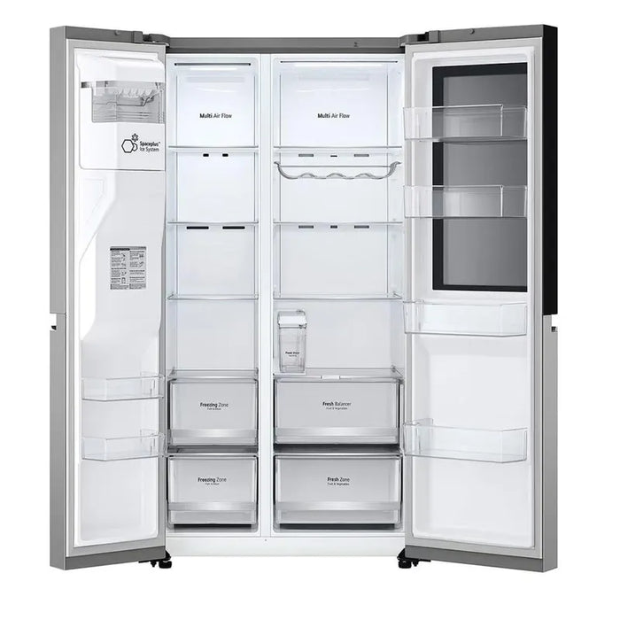 Refrigerator Side-by-Side LG GSGV81PYLL , 635 l, E , No Frost , Inox