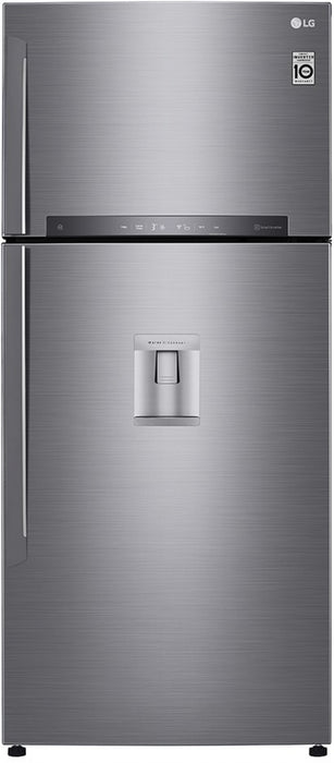 Refrigerator with top chamber LG GTF744PZPED