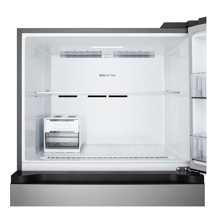 Refrigerator with top chamber LG GTFV61PYBQD, 609 l, E, No Frost, Inox