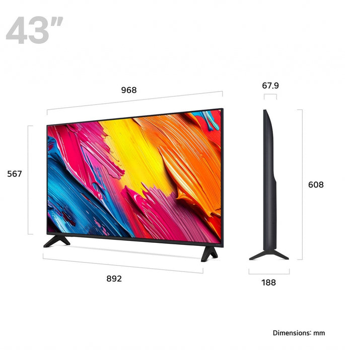 TV LG LED 43QNED70A6A