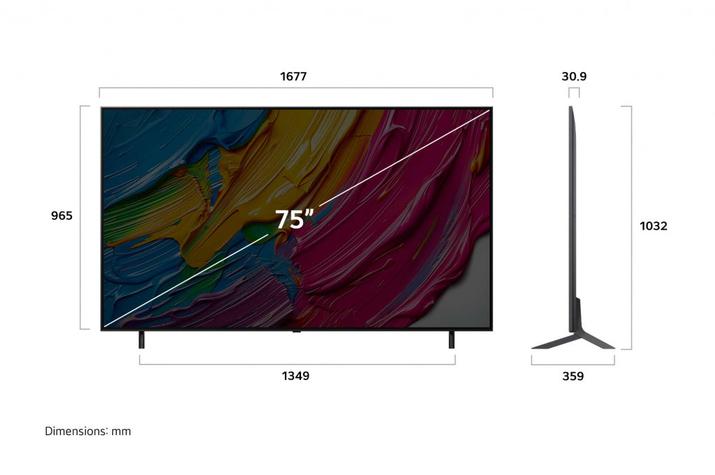 TV LG LED 75QNED80A3A