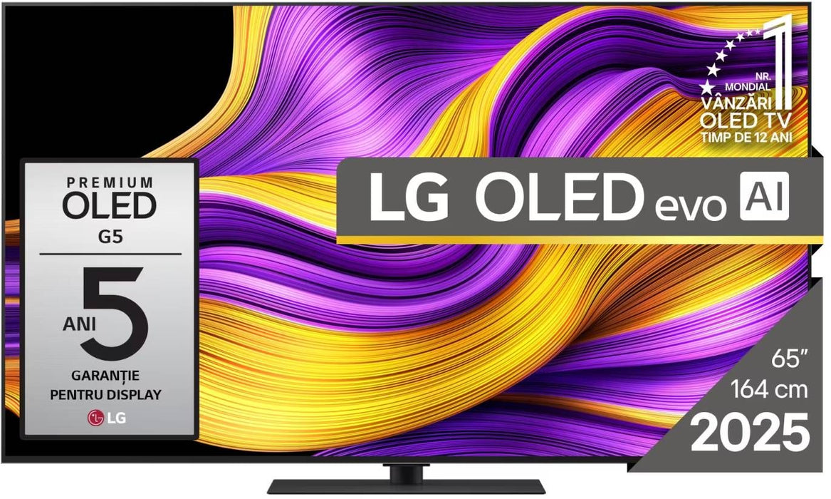 TV LG OLED65G53LS, 65"(164 cm), 4K Ultra HD OLED evo AI G5, Smart TV, (2025)