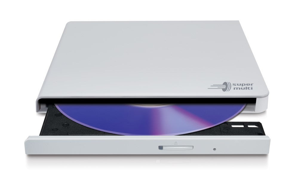 External USB DVD recorder LG GP57EW40, USB 2.0, White