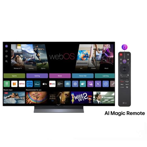 TV LG OLED48C52LA, 48"(121 cm), OLED evo AI C5, 4K Ultra HD, Smart TV (2025)