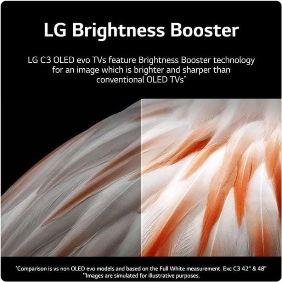 TV LG OLED77C34LA, OLED evo 77" (195 cm), Smart, 4K Ultra HD, WebOS (Model 2023)