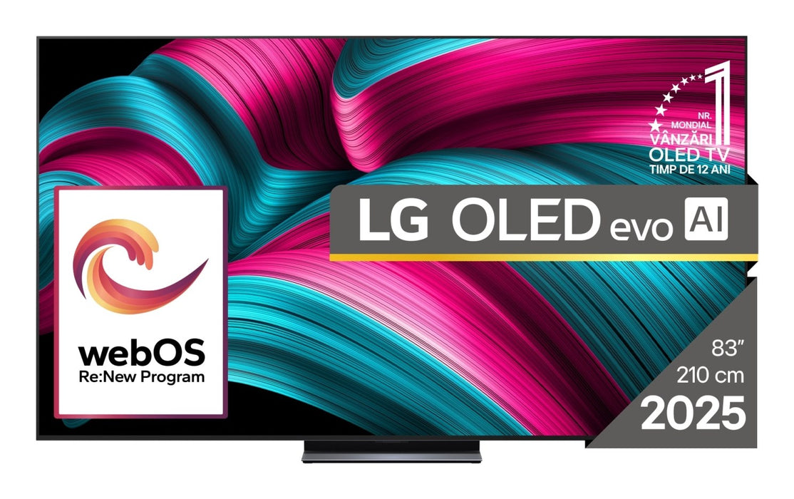 LG OLED evo AI OLED83C51LA TV 2.11 m (83") 4K Ultra HD Smart TV Wi-Fi Black