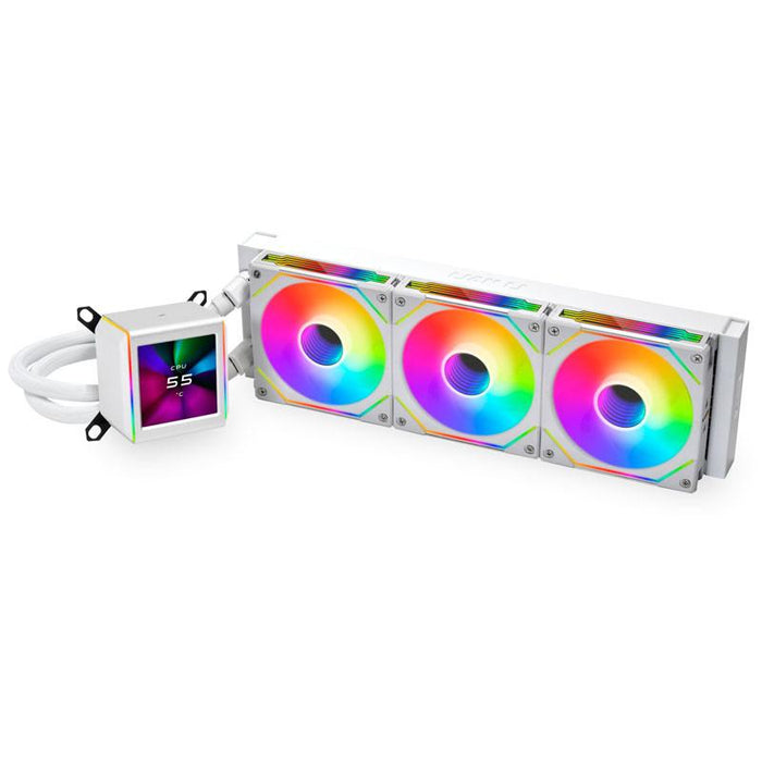Lian Li GALAHAD II LCD 360 SL-INF ARGB CPU Cooler - White - Охладители за процесори<<<Компютърни компоненти<<<ValiAPI