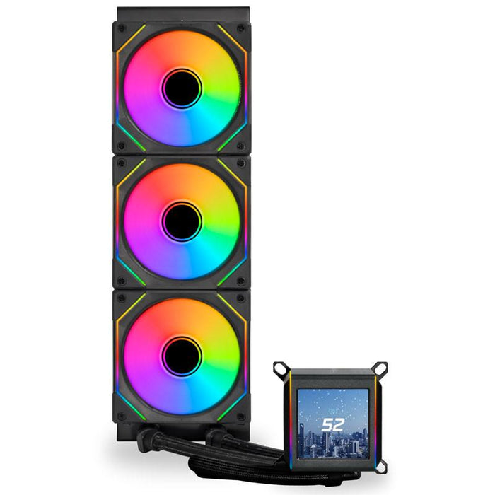 Lian Li GALAHAD II LCD 360 SL-INF ARGB Processor Cooler - Black - Охладители за процесори<<<Компютърни