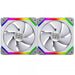 Lian Li UNI SL140 Fans ARGB 2 Fan Set Controller Included White - Вентилатори<<<Компютърни компоненти<<<ValiAPI