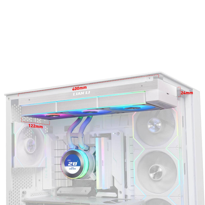 Lian Li HydroShift II LCD-C 360CL ARGB CPU Cooler - White