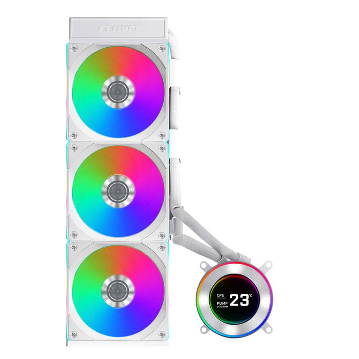Lian Li HydroShift II LCD-C 360CL ARGB CPU Cooler - White