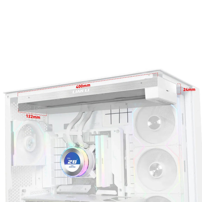 Lian Li HydroShift II LCD-C 360 Fanless ARGB CPU Cooler - White