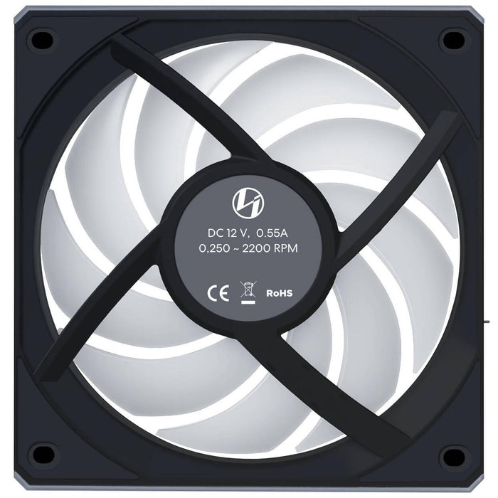 Fans 3pcs Lian Li UNI FAN CL Wireless ARGB PWM Reverse - 120 mm Black + Controller