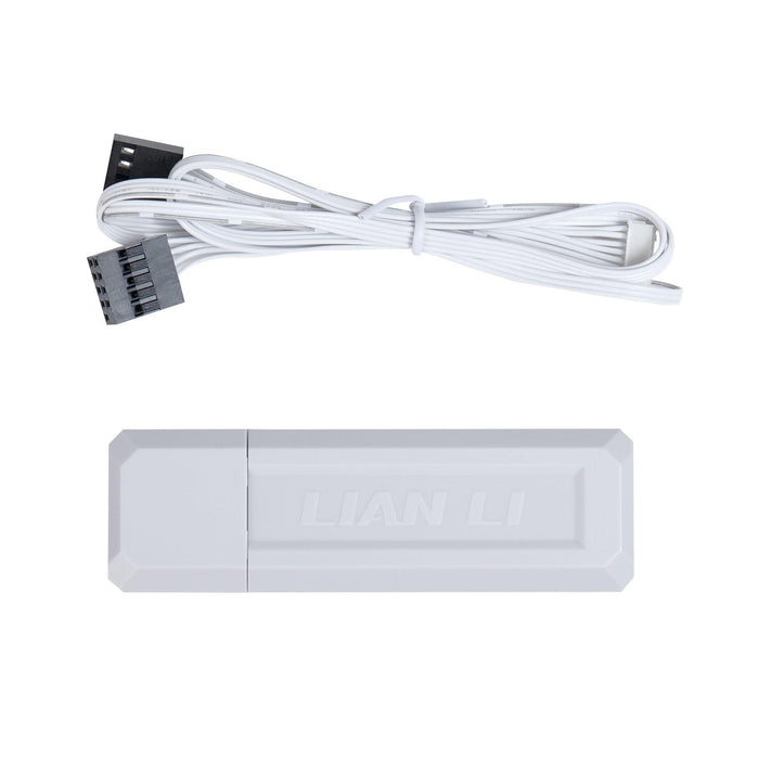 Fans 3 pcs Lian Li UNI FAN SL Wireless ARGB PWM Reverse Blade - 120 mm White + Controller