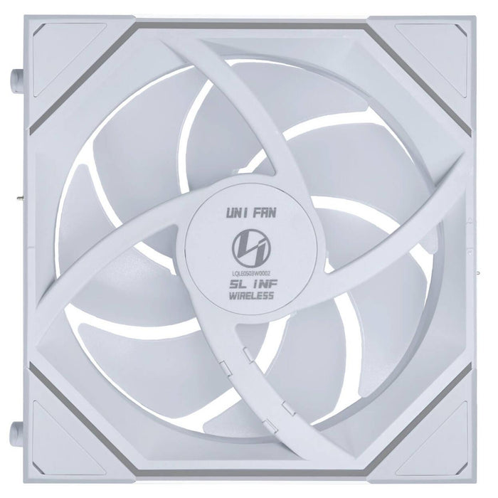 Fans 3pcs Lian Li UNI FAN SL-INF Wireless ARGB PWM Reverse - 120 mm White + Controller