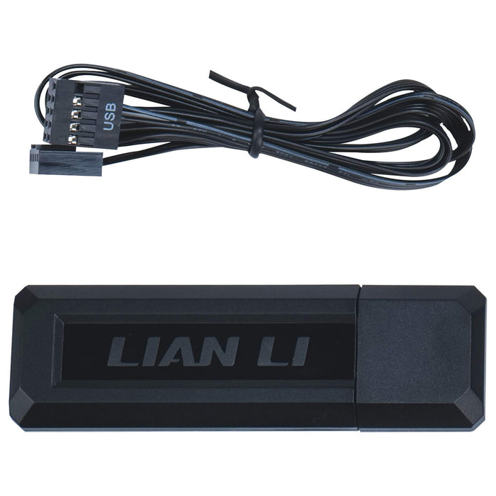 Fans 3 pcs Lian Li UNI FAN SL Wireless LCD Reverse Blade ARGB PWM - 120 mm Black