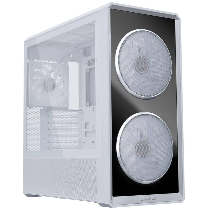 Lian Li LANCOOL 217 INF RGB Mid-Tower Case, Tempered Glass - White