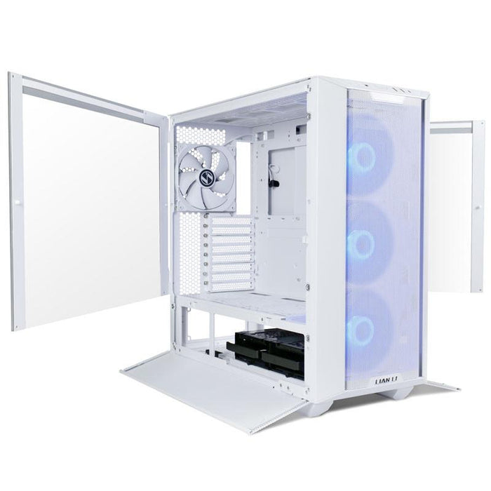 Lian-Li LANCOOL III RGB Mid-Tower Box, Tempered Glass, White