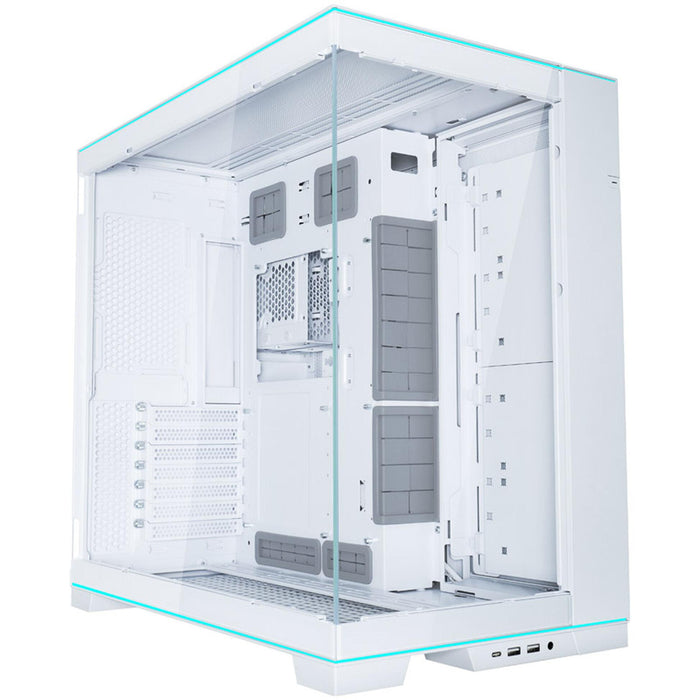 Lian Li PC-O11 Dynamic EVO RGB Mid-Tower Box, Tempered Glass, White
