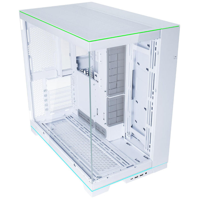 Lian Li PC-O11 Dynamic EVO RGB Mid-Tower Box, Tempered Glass, White