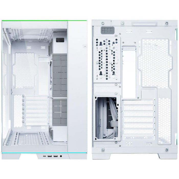 Lian Li PC-O11 Dynamic EVO RGB Mid-Tower Box, Tempered Glass, White