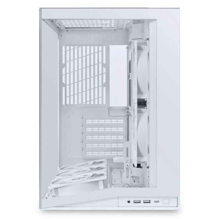Box Lian Li O11 Dynamic Mini V2 Flow + 5 Fans, Mini-Tower - White