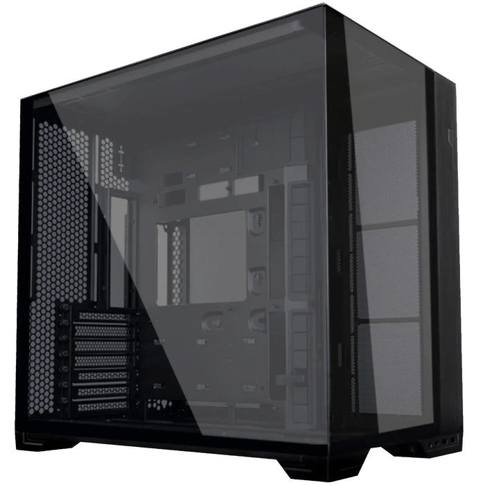 Lian Li O11 Vision Compact Mid-Tower Case, Tempered Glass, Black
