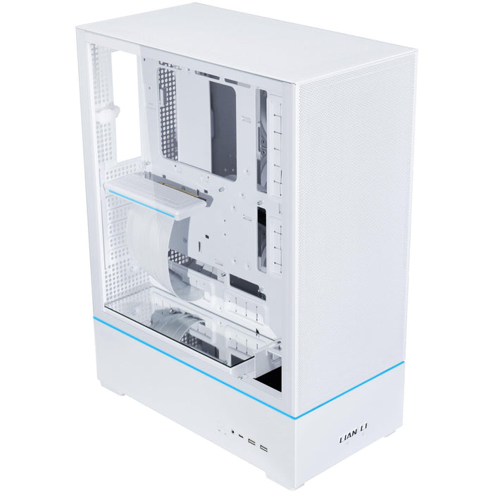 Lian-Li SUP01W Mid-Tower Case, Tempered Glass, White