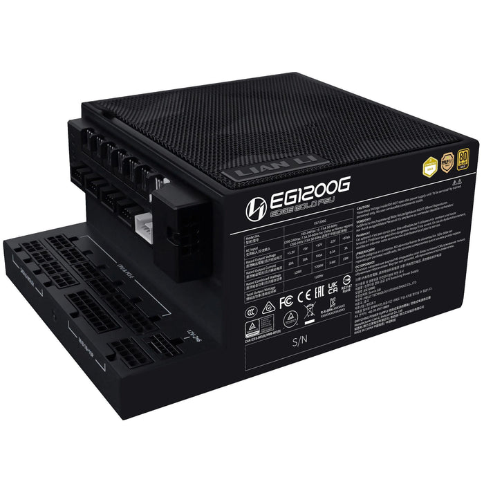 Power supply unit Lian Li EDGE 1200W 80+ Gold PCIe 5.1, ATX 3.1 - Black