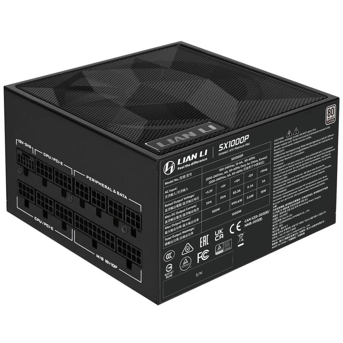 Power supply unit Lian Li SX1000P Black 1000W 80+ Platinum PCIe 5.1, ATX 3.1